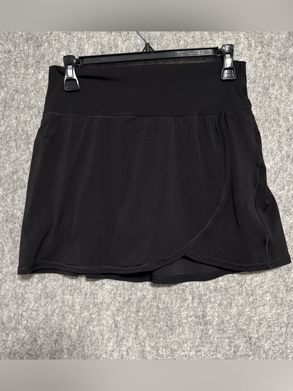 aerie Black Athletic Skort with Built-In Shorts